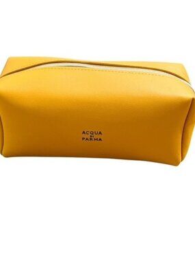 Air Canada Business Class Amenity Zipper Bag Only ACQUA di PARMA Yellow Gold